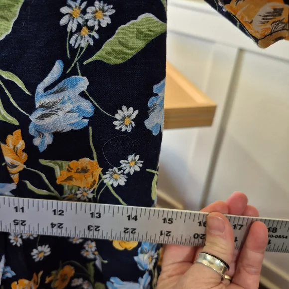 Draper James Floral Dress - Navy, Yellow, Light Blue - Picture 6 of 7